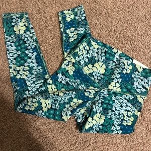 Aerie Multicolor Patterned Leggings NWOT never worn!